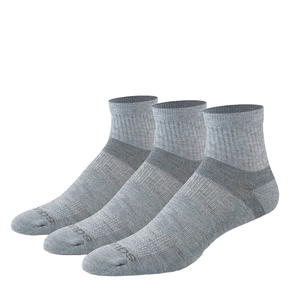 Saucony Inferno Cushioned Quarter Apparel Saucony Grey Heather Small