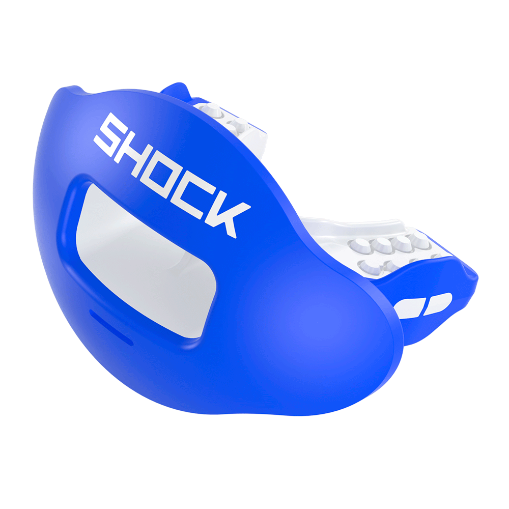 Shock Doctor Max AirFlow 2.0 Convertible Lip Guard Accessories United Sports Brands Royal/White  