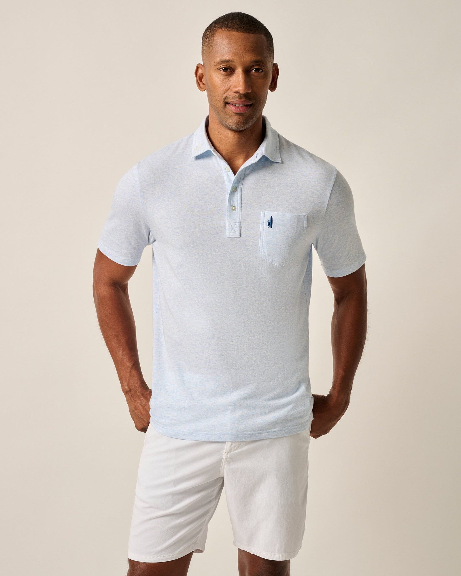 Johnnie-O Men's Heathered Original Polo 2.0 Apparel Johnnie-O Air Small