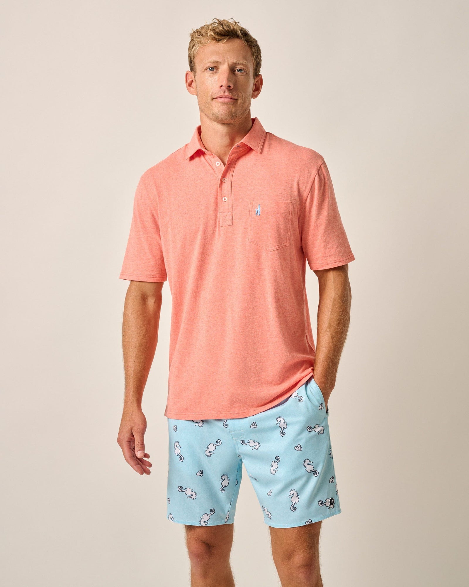 Johnnie-O Men's Heathered Original Polo 2.0 Apparel Johnnie-O Garfield Small