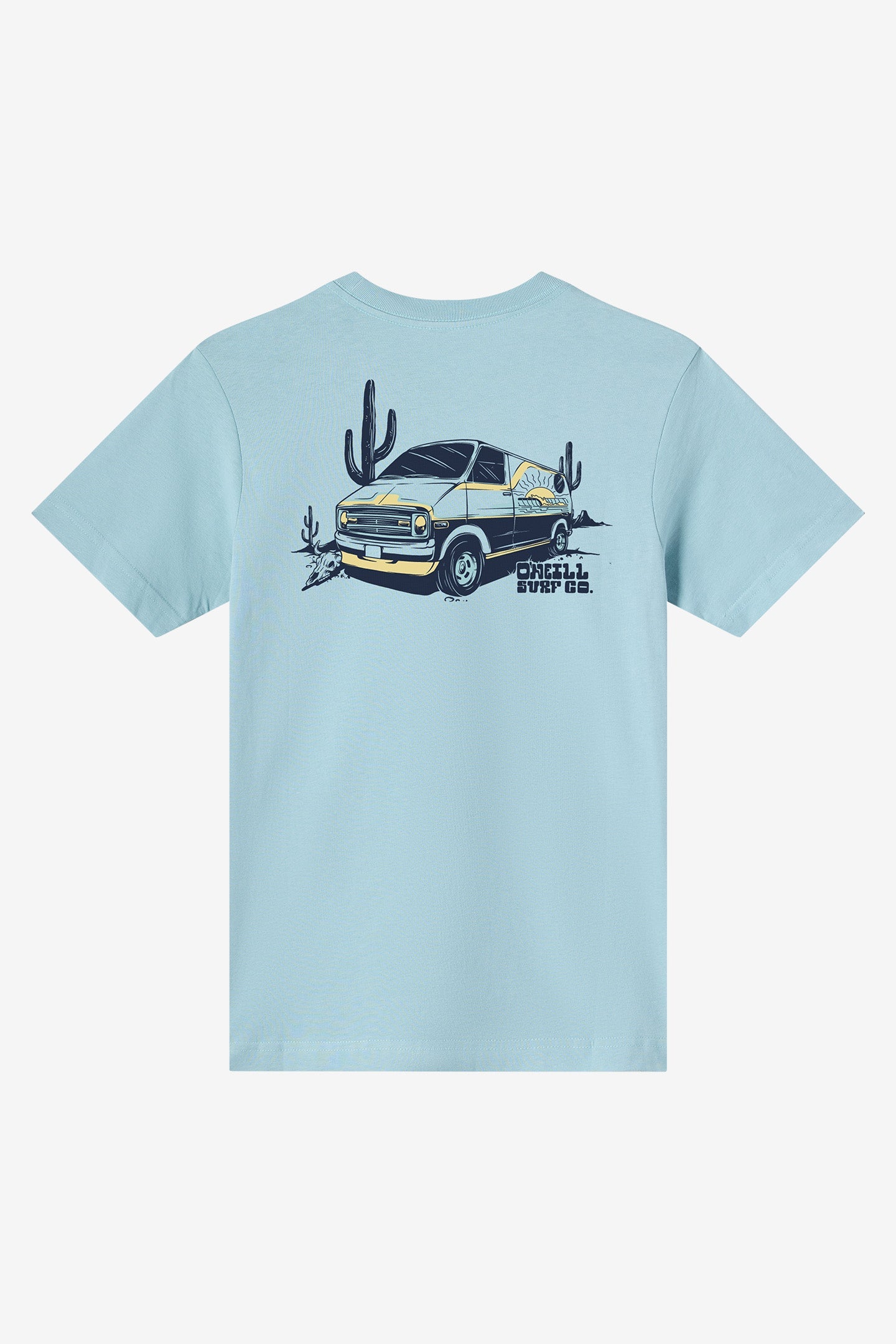 O'Neill Boys' De La Cruzer Tee Apparel O'Neill Stone Blue Youth Small