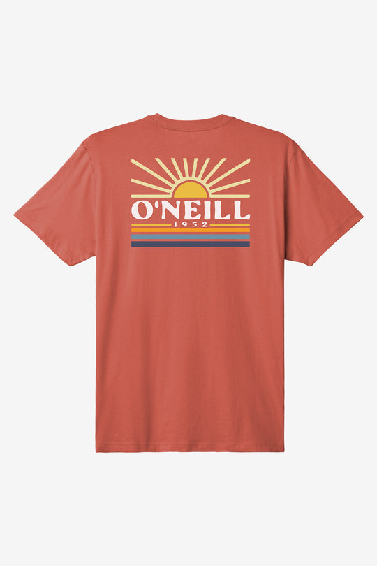 O'Neill Men's Sun Supply Tee Apparel O'Neill Hot Red Small 