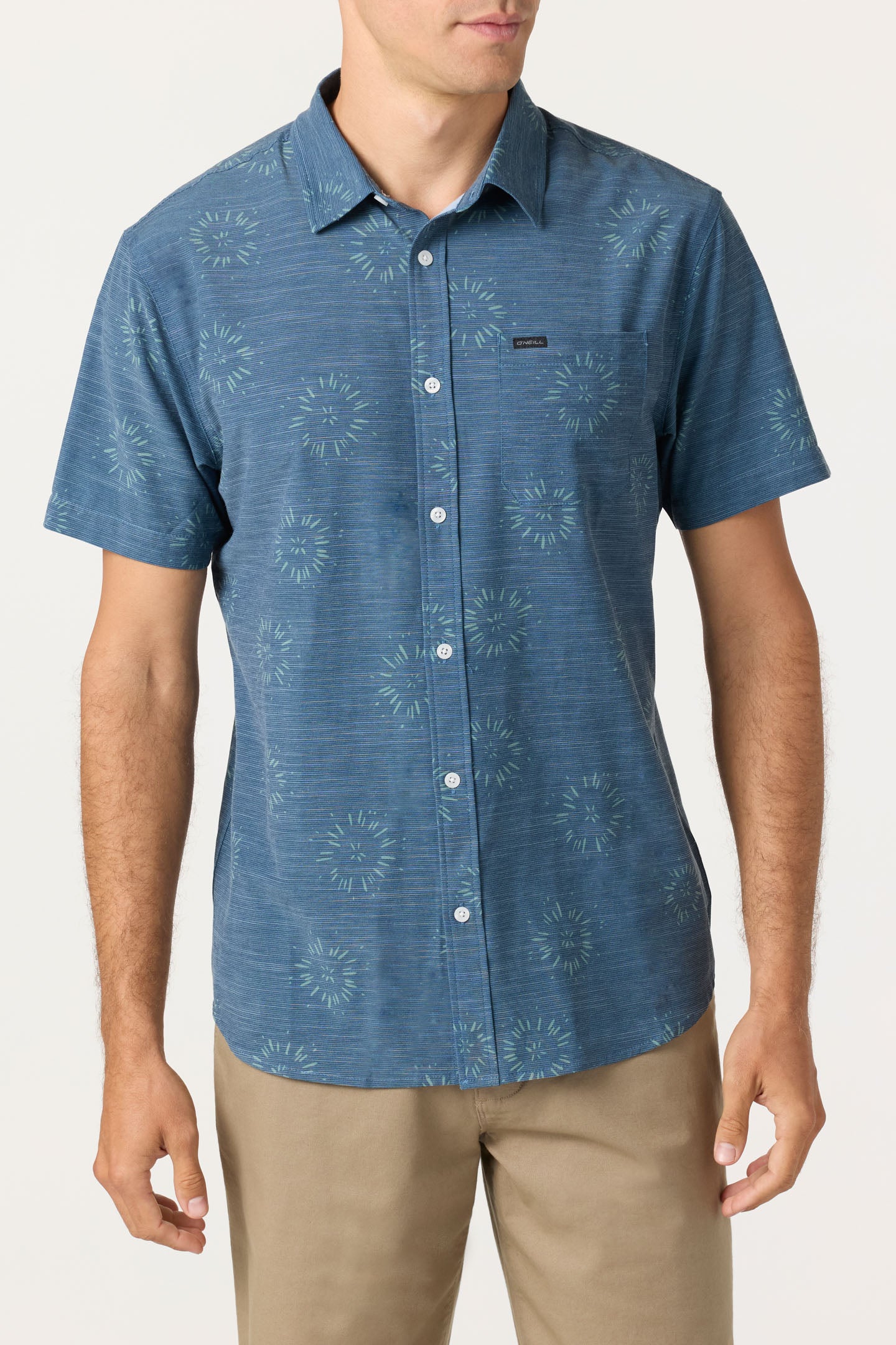 O'Neill Men's Traveler UPF Traverse Slub Shirt Apparel O'Neill Midnight Navy Small