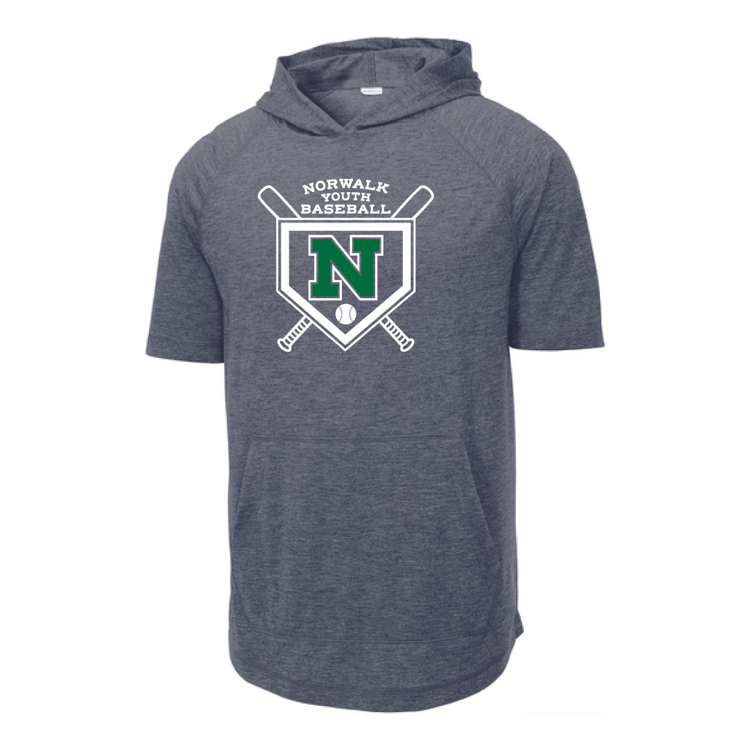 NYB Performance Short Sleeve Hoodie Logowear Norwalk Youth Baseball