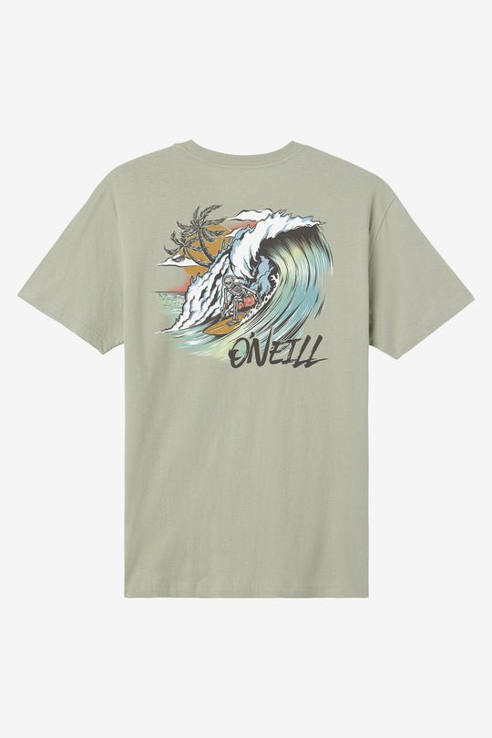 Oneill Mens Dead Shred Tee Apparel O'Neill Seagrass Small