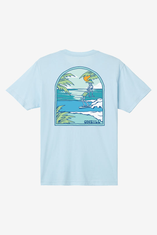 Oneill Mens Chill Bones Tee Apparel O'Neill Sky Blue Heather Small
