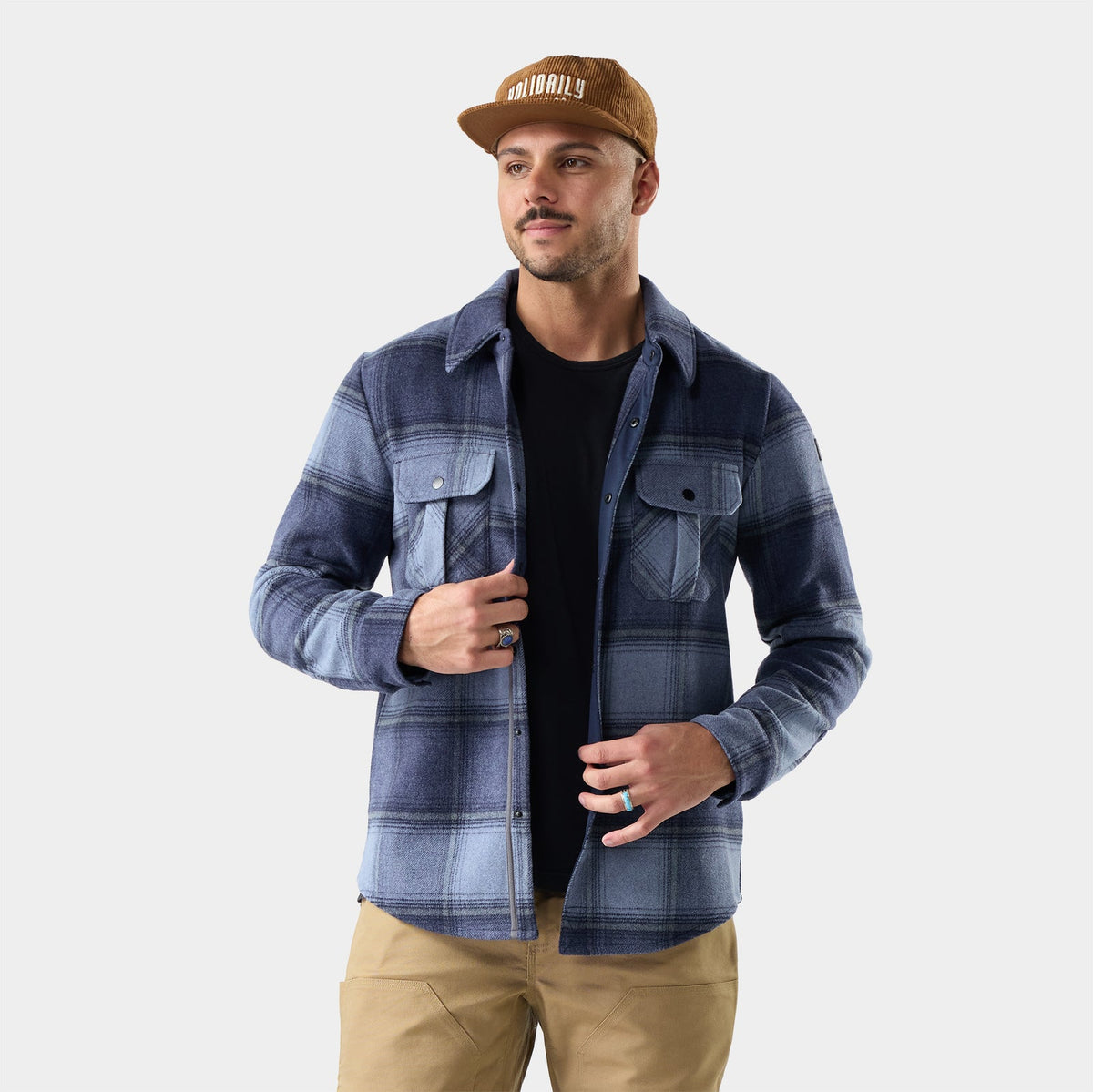 Smartwool Men's Anchor Line Shirt Jacket Apparel Smartwool Nightfall Blue Plaid-R31 Medium