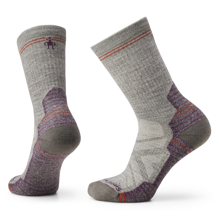 Smartwool Womens Hike Light Cushion Crew Socks Apparel Smartwool Taupe-236 Small