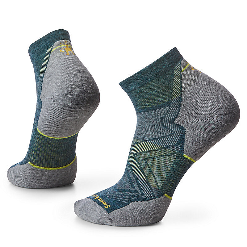 Smartwool Run Targeted Cushion Ankle Socks Apparel Smartwool Twilight Blue Medium