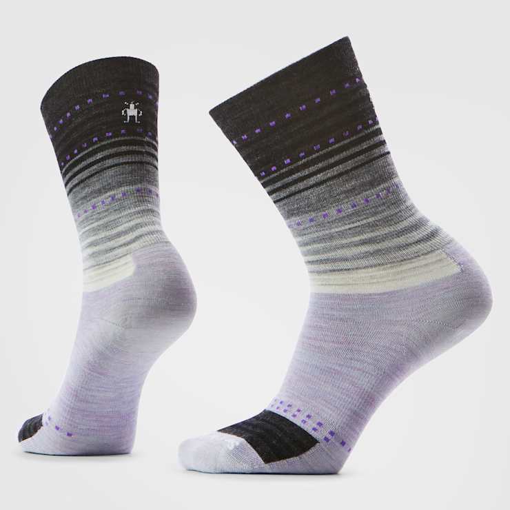 Smartwool Everyday Stitch Stripe Zero Cushion Crew Socks Apparel Smartwool