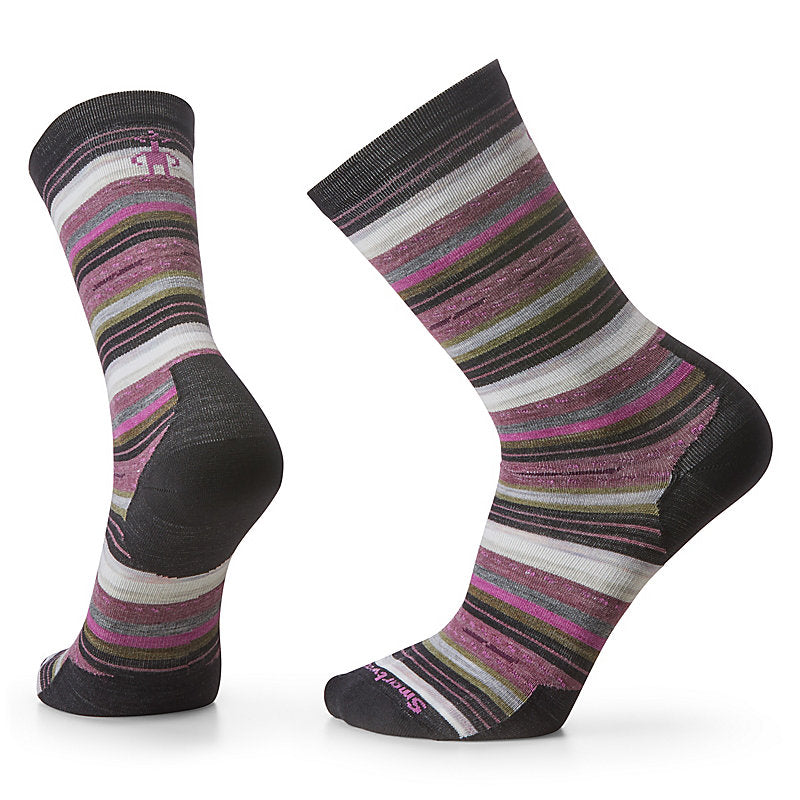 Smartwool Everyday Margarita Zero Cushion Crew Socks Apparel Smartwool Black Small