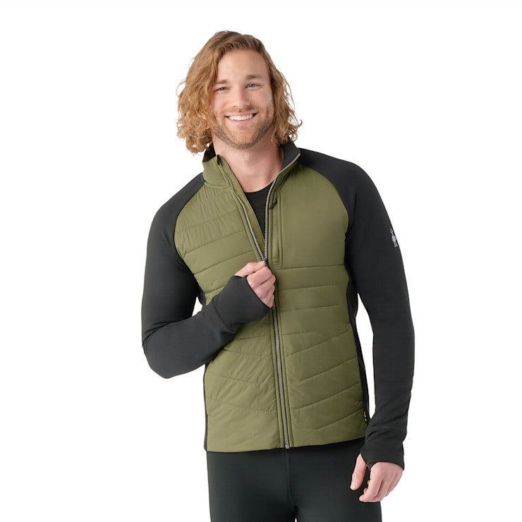 Smartwool Men's Smartloft Hybrid Jacket Apparel Smartwool Winter Moss Small