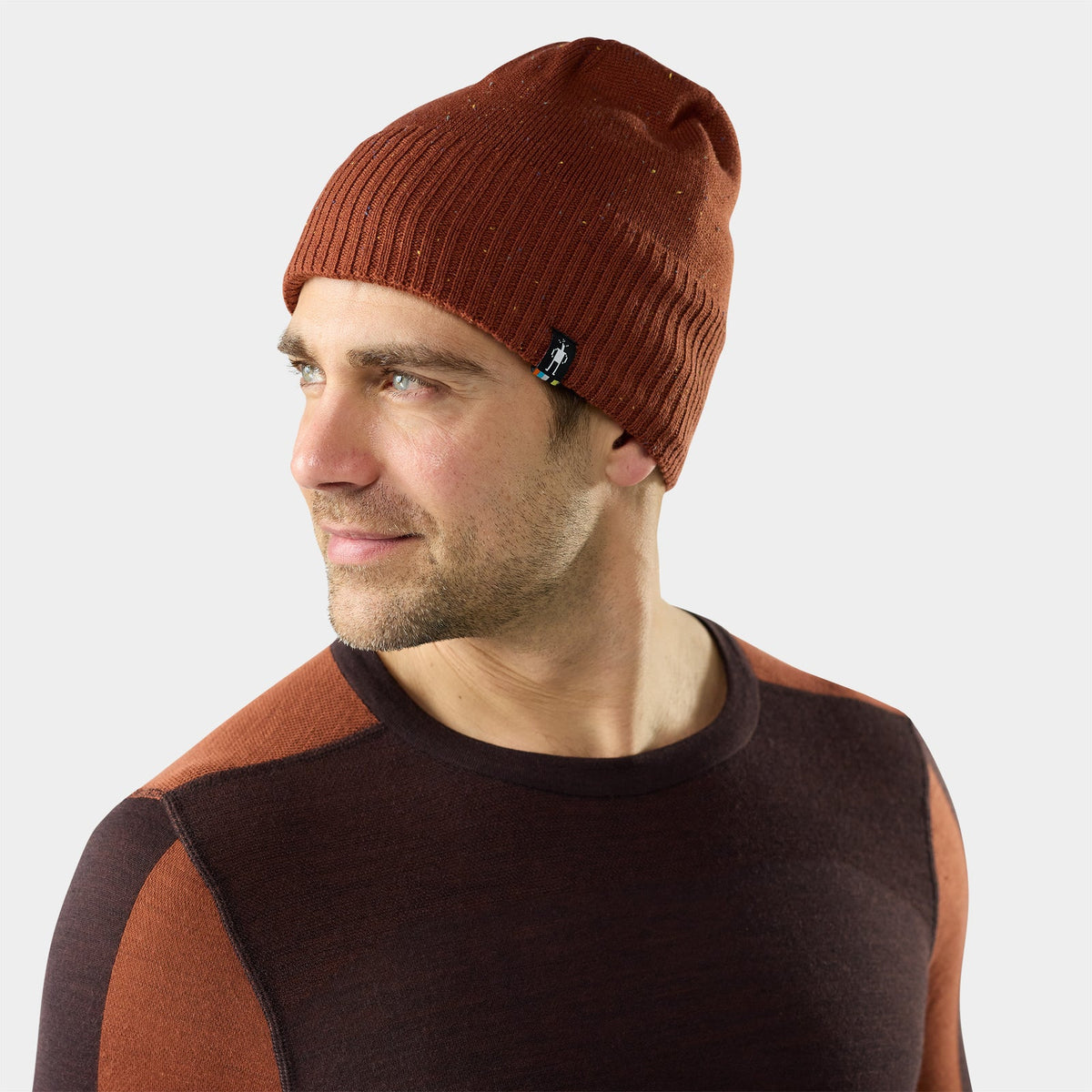 Smartwool Fleece Lined Beanie Accessories Smartwool Burnt Sienna Donegal-R48