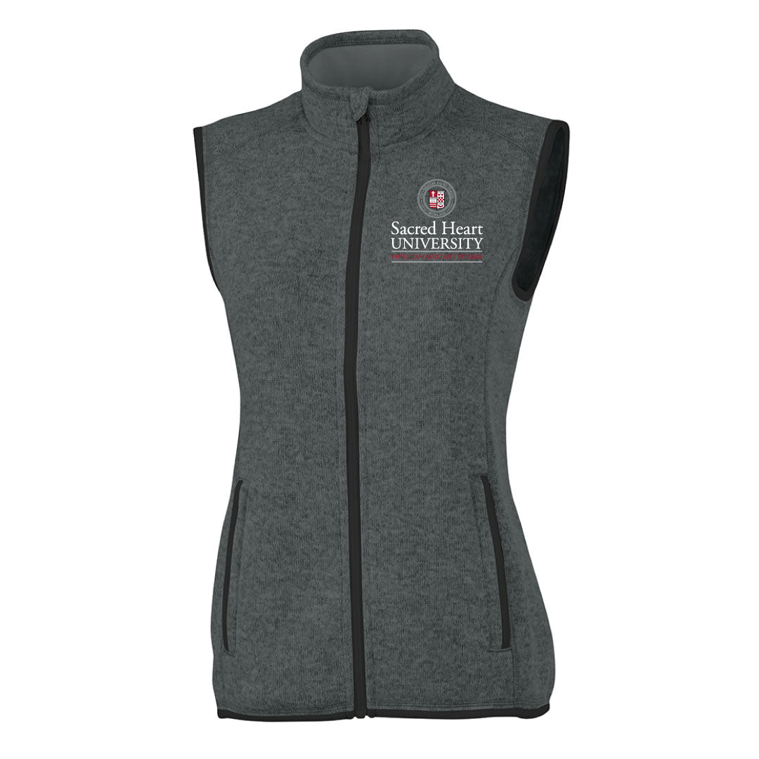 SHU MPAS Heathered Vest Logowear SHU MPAS Charcoal Ladies XS
