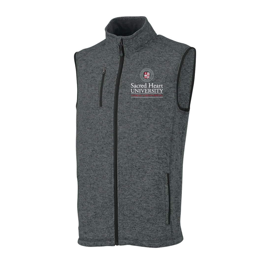 SHU MPAS Heathered Vest Logowear SHU MPAS Charcoal Mens S