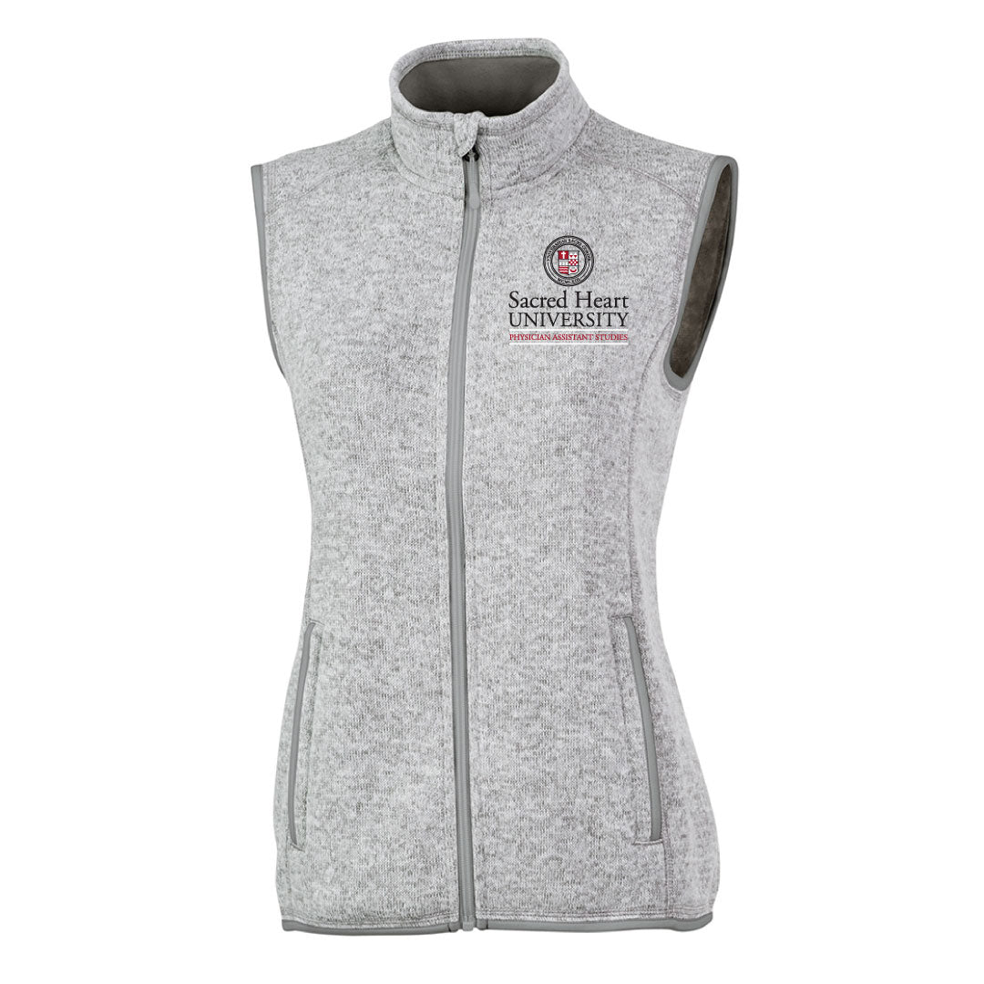 SHU MPAS Heathered Vest Logowear SHU MPAS Light Grey Ladies XS