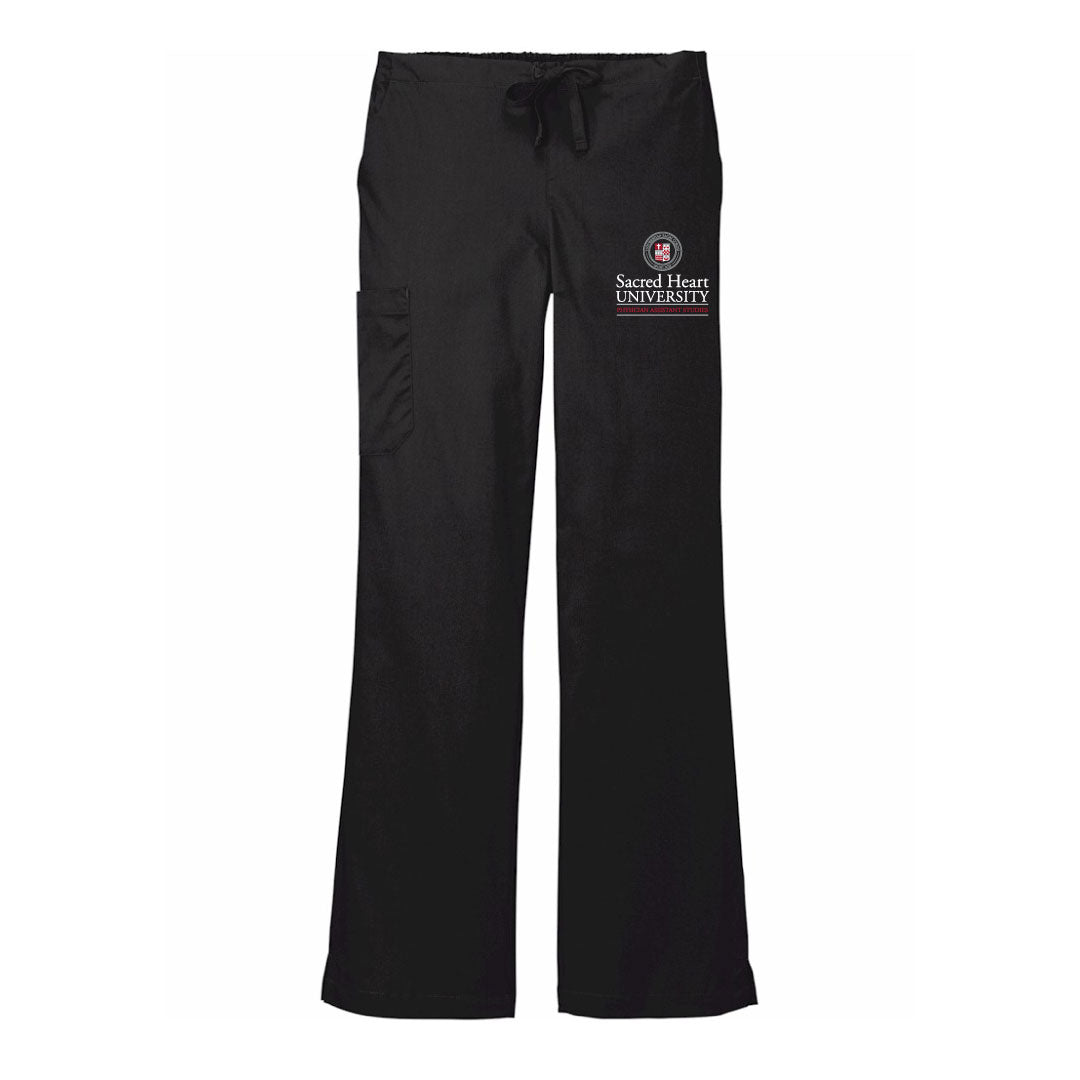 SHU MPAS Ladies Flare Cargo Pant Scrubs Logowear SHU MPAS Regular Ladies XXS