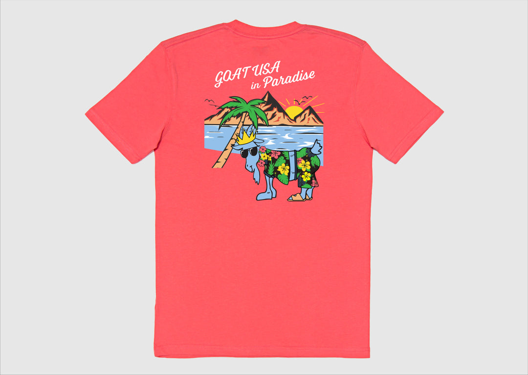 Goat USA Youth Vacation T-Shirt Apparel Goat USA Salmon Youth Small 