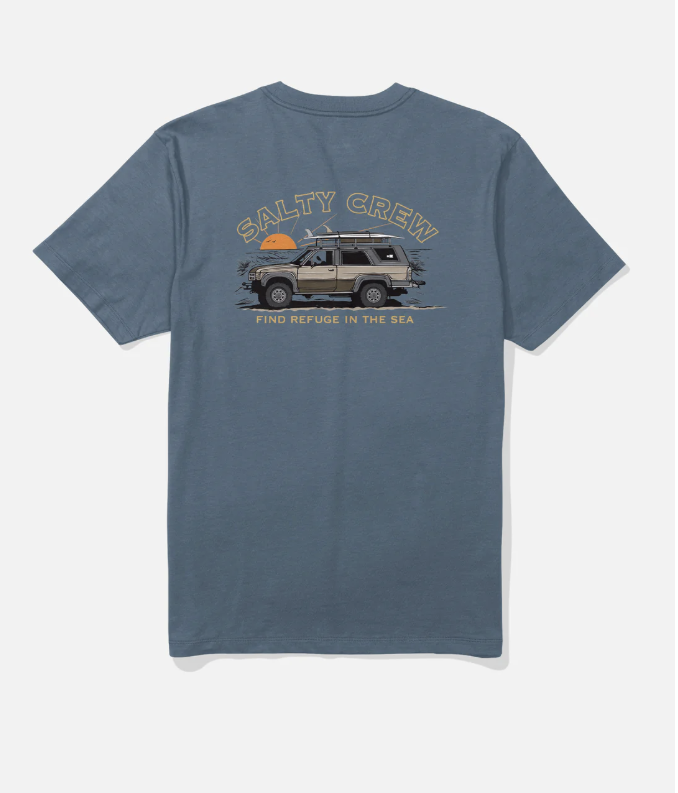 Salty Crew Men's Get Ready SS Tee Apparel Salty Crew Slate Small