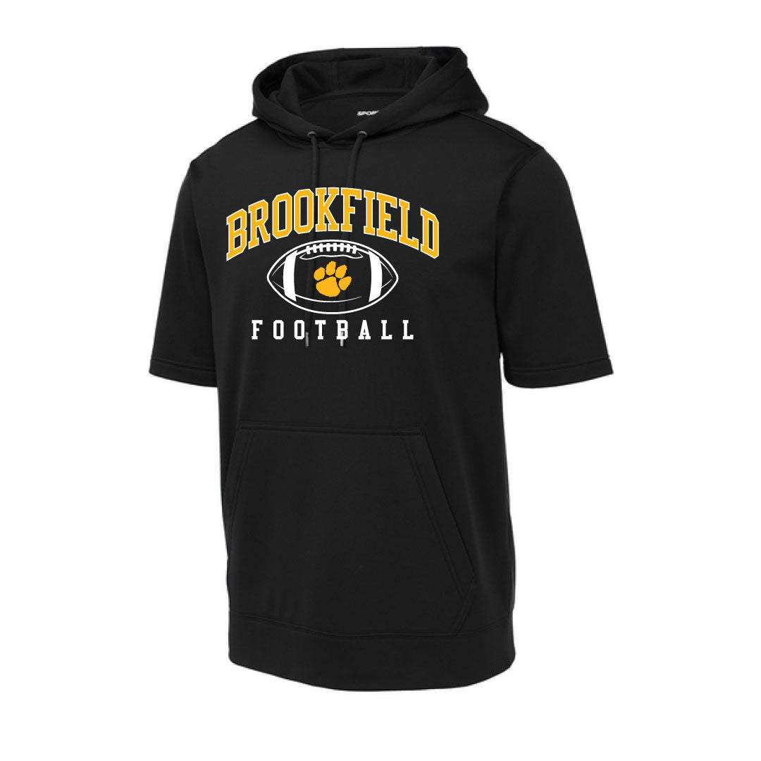 Brookfield Football Short Sleeve Performance Hoodie