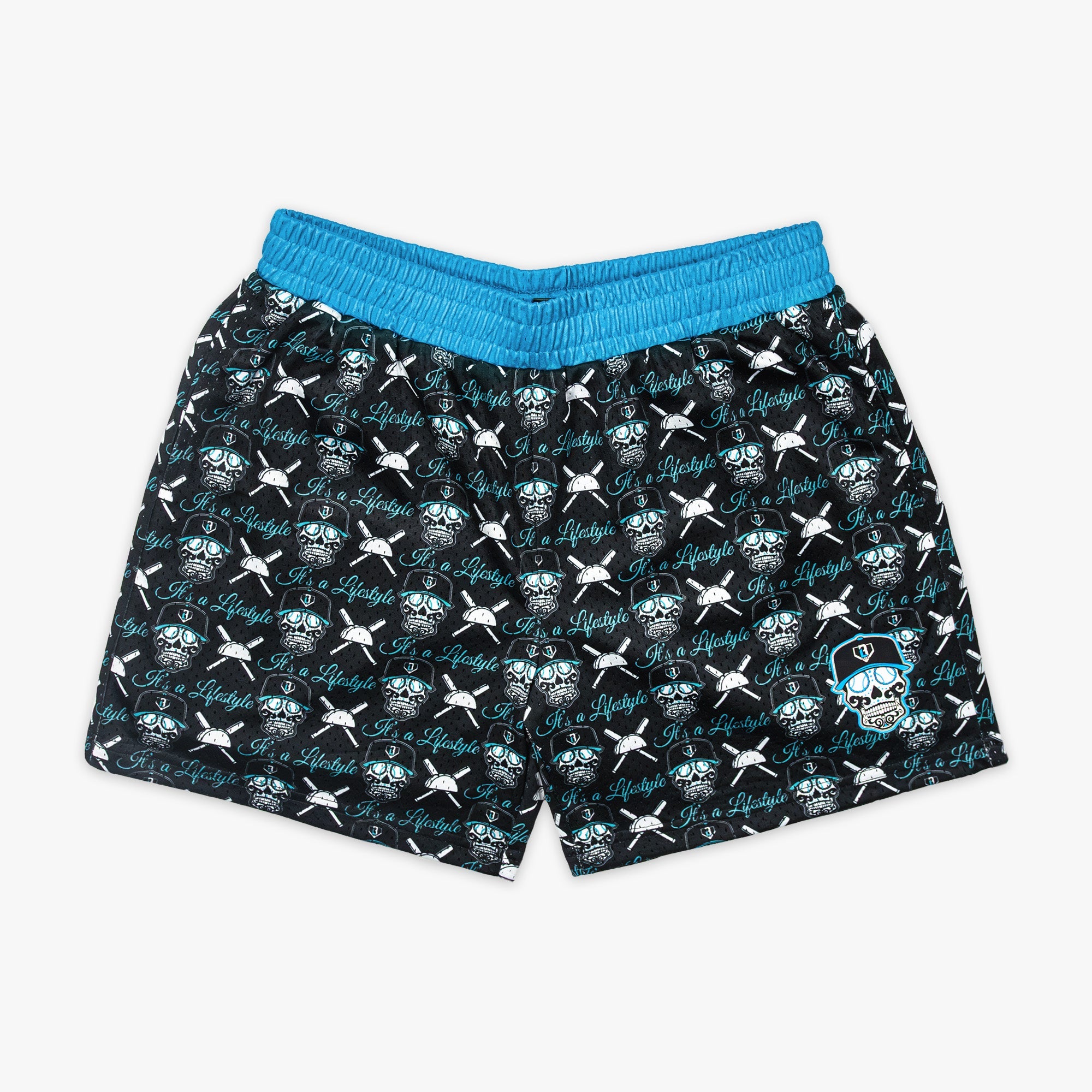 Baseball Lifestyle 101 Youth Slugger Skull Shorts