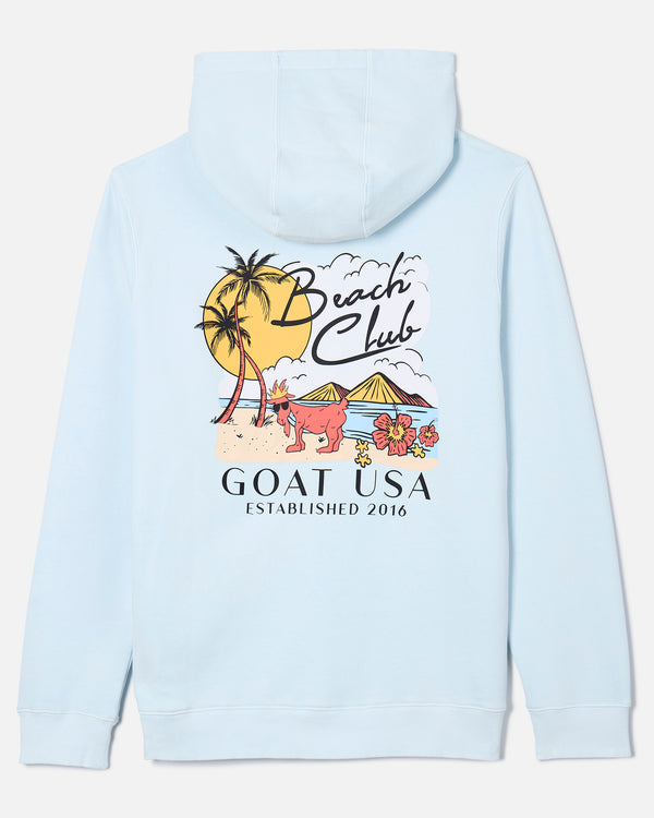 Goat USA Youth Beach Club Hooded Sweatshirt Apparel Goat USA Ice Blue Youth Small