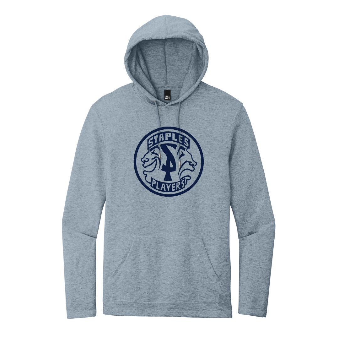 Staples Players Lightweight Hooded Sweatshirt Logowear Staples Players Flint Blue Adult XS