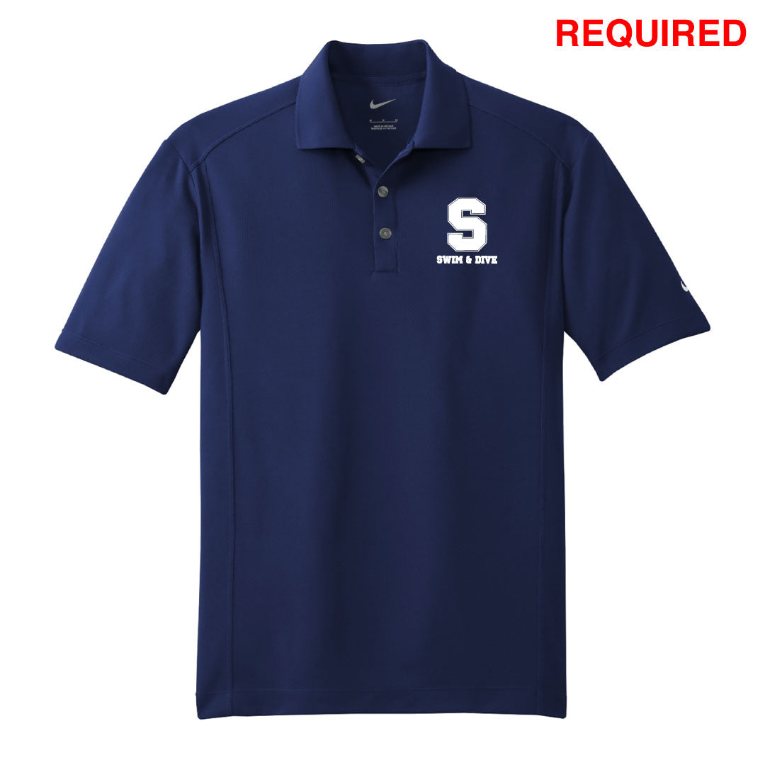 Staples Boys Swim & Dive Nike Polo (REQUIRED) Logowear Staples Boys Swim & Dive Adult S
