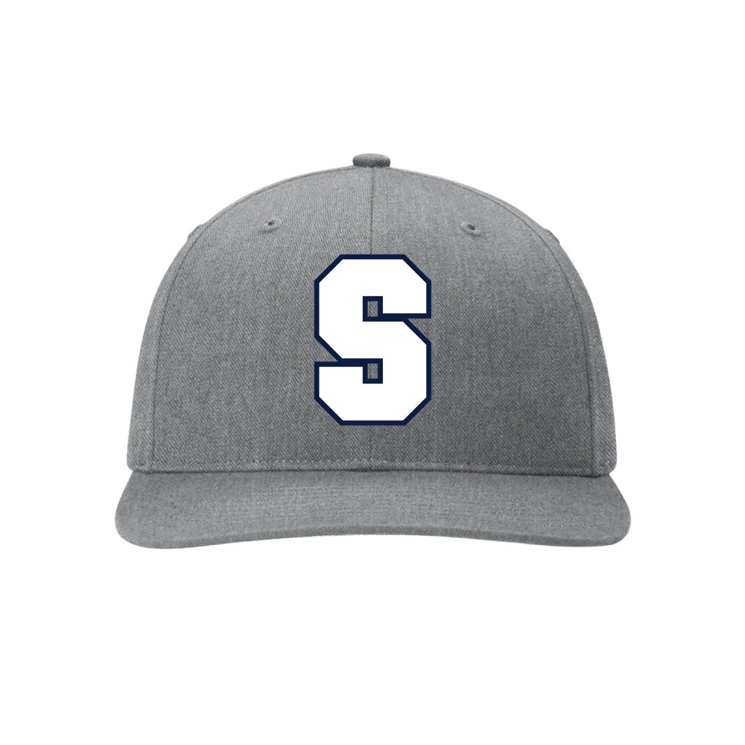 Staples Football Twill Snapback Baseball Hat Logowear Staples Football White S