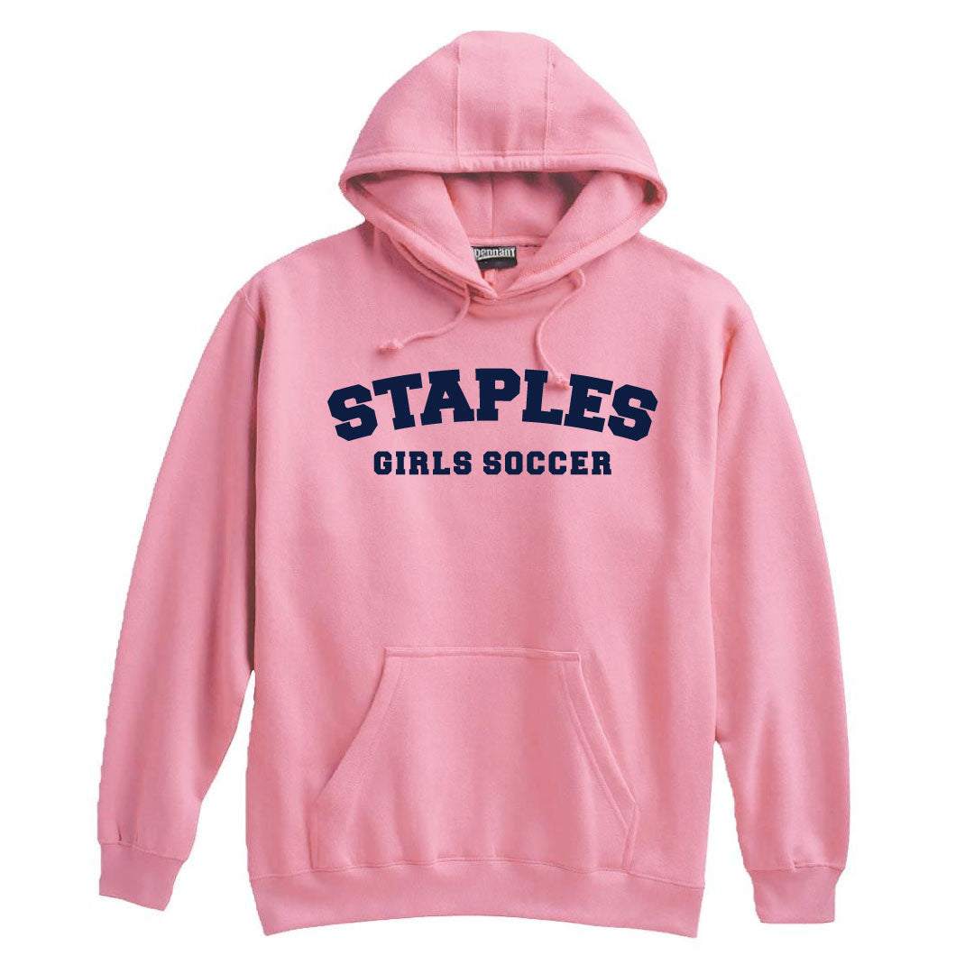 Staples Girls Soccer Fanwear PINK OUT HOODIE Logowear Staples Girls Soccer Fanwear Adult S