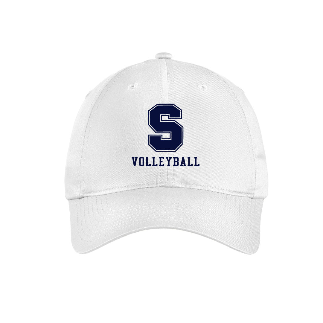 Staples Girls Volleyball Nike Hat Logowear Staples Girls Volleyball White