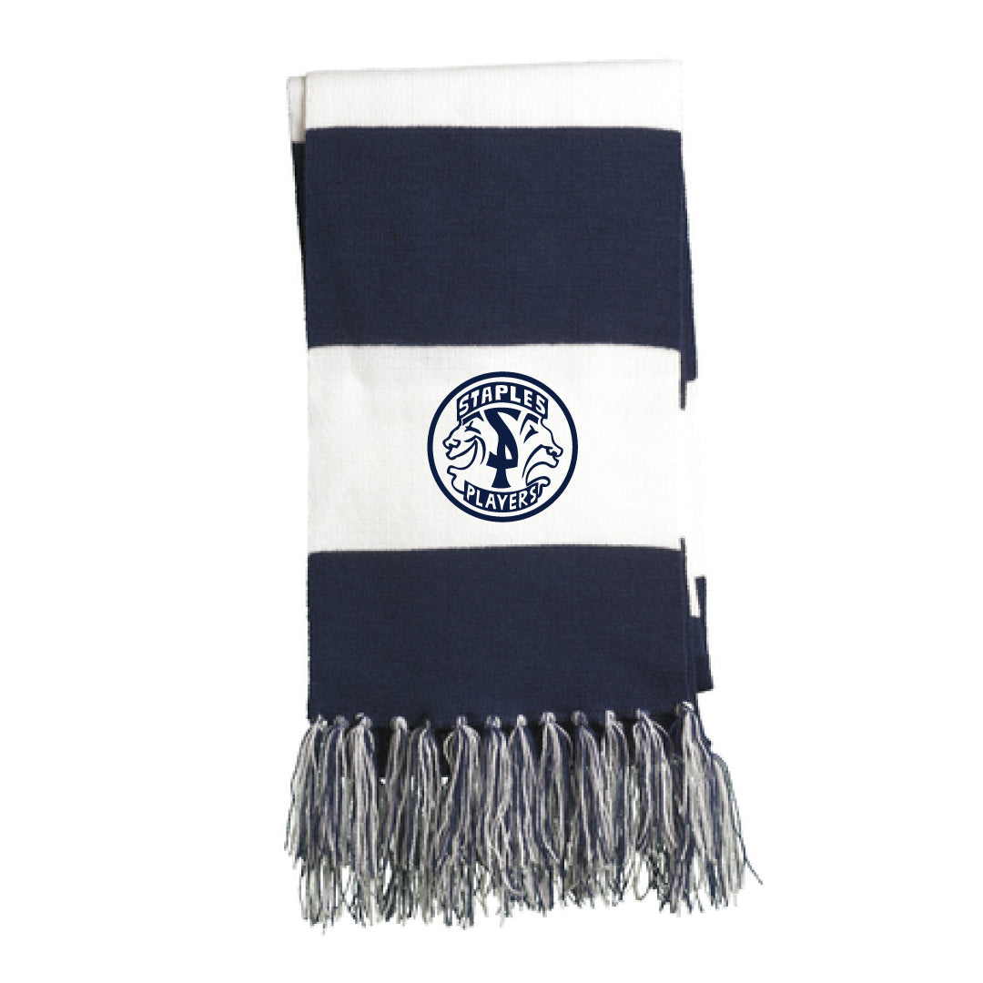 Staples Players Scarf Logowear Staples Players Navy/White