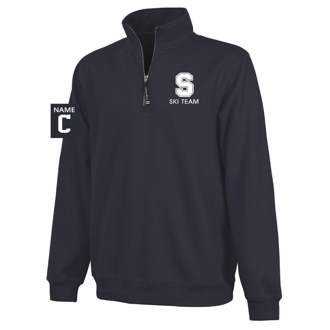 Staples Ski 1/4 Zip Sweatshirt Logowear Staples Ski Navy Adult XS