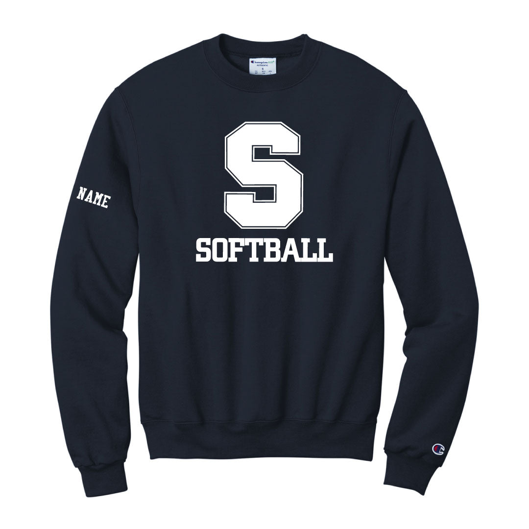 Staples Softball Champion Crewneck Sweatshirt