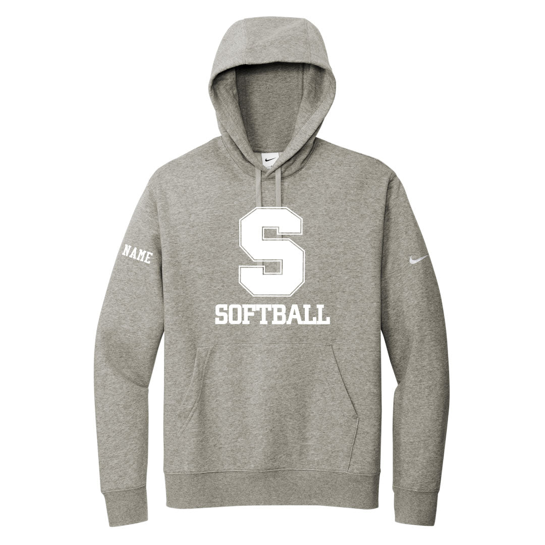 Staples Softball Nike Hooded Sweatshirt