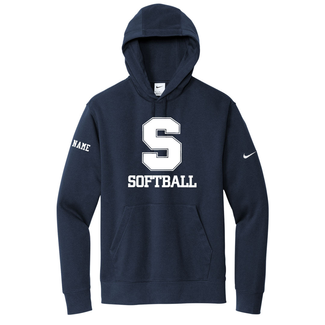 Staples Softball Nike Hooded Sweatshirt