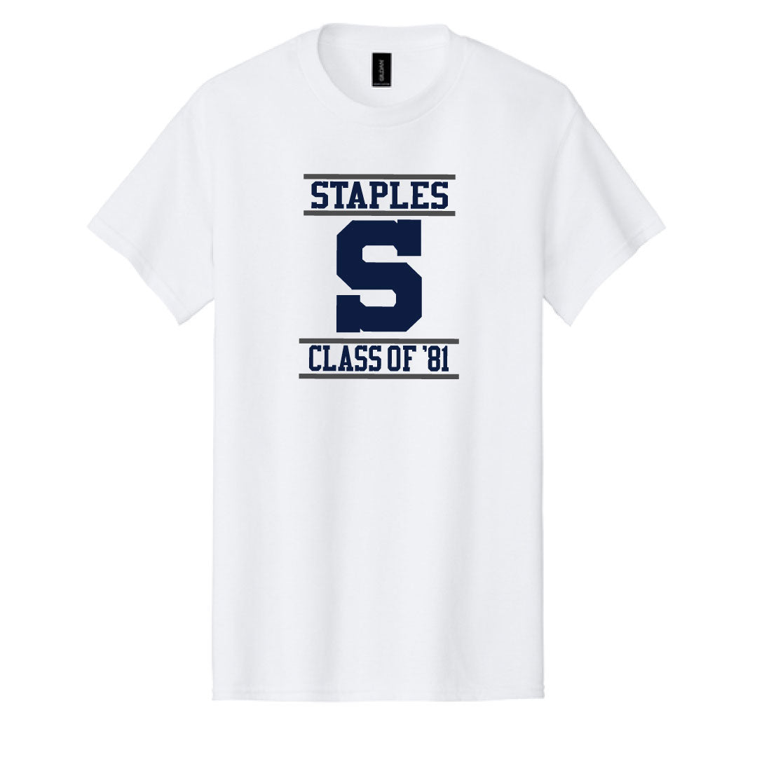Staples High School Class of 81 Cotton Tee