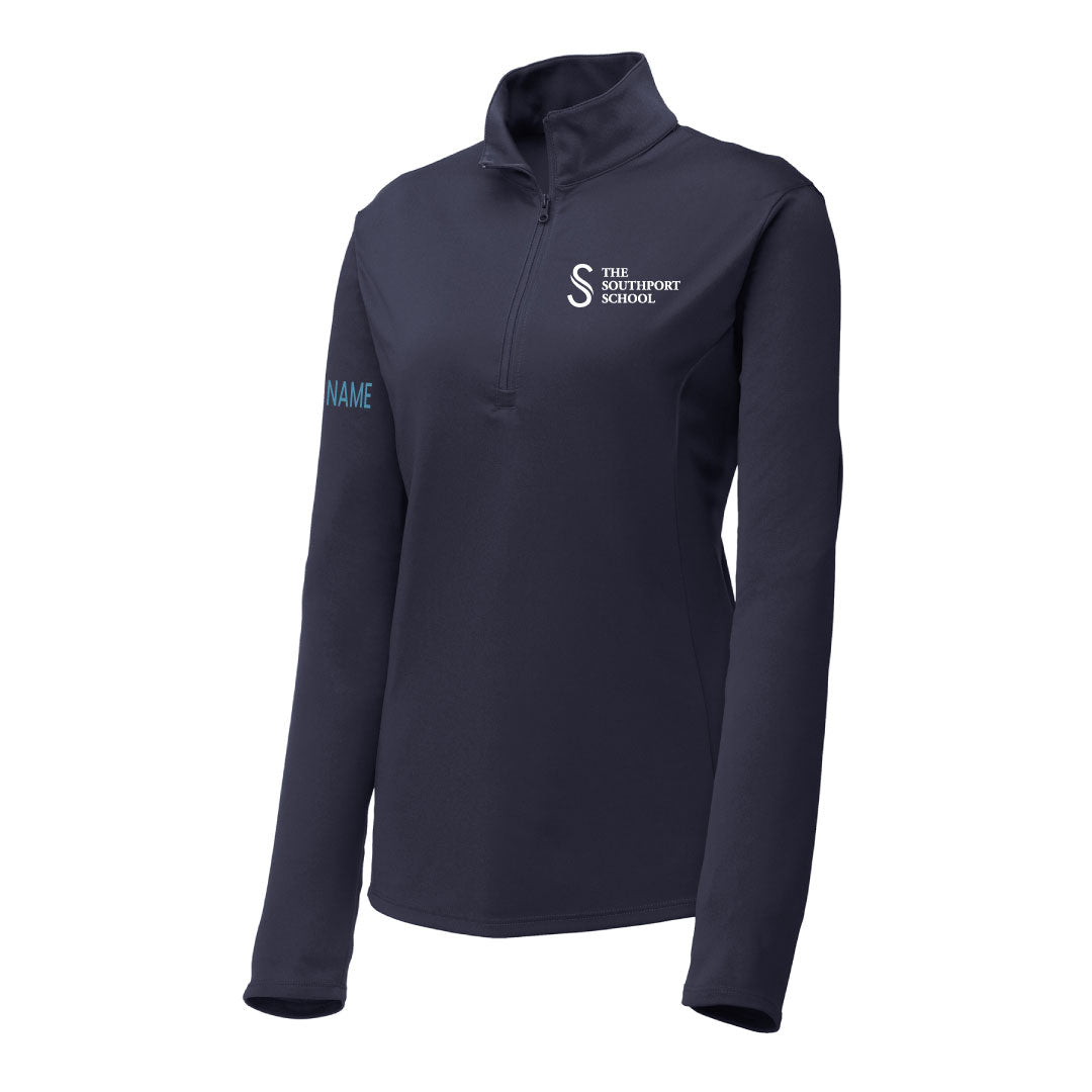 The Southport School Performance Zip Logowear The Southport School Navy Ladies XS