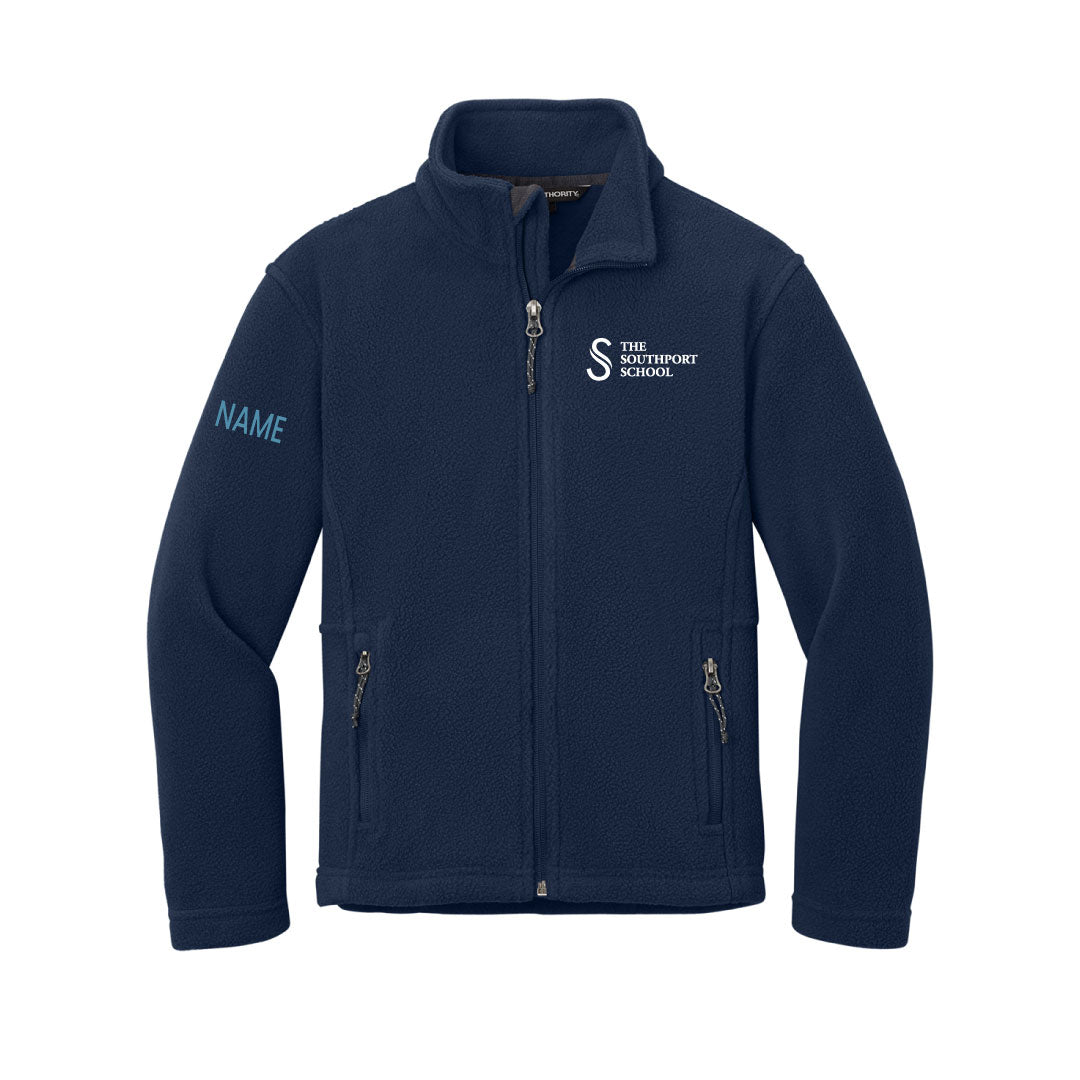 The Southport School Microfleece Full Zip Jacket Logowear The Southport School Youth S