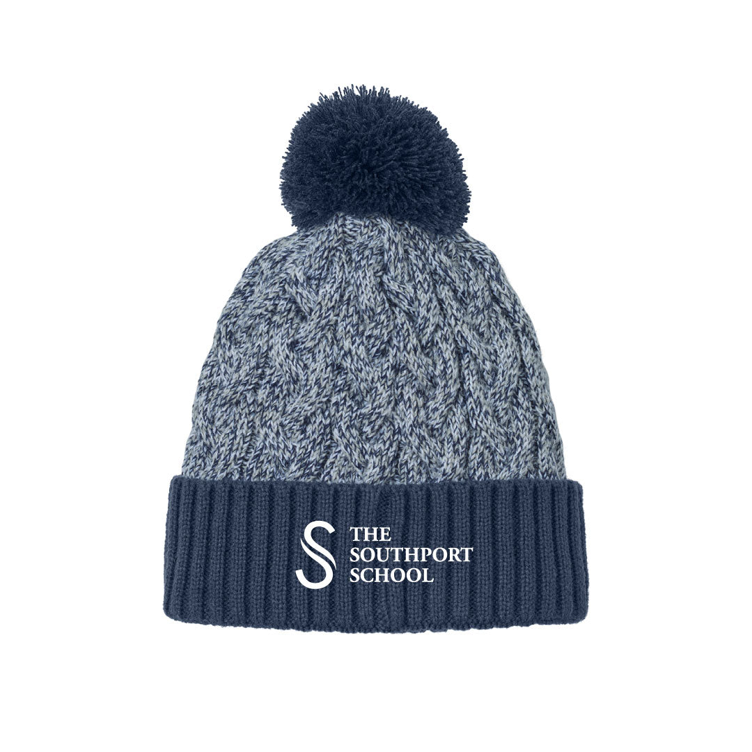 The Southport School Knit Pom Beanie