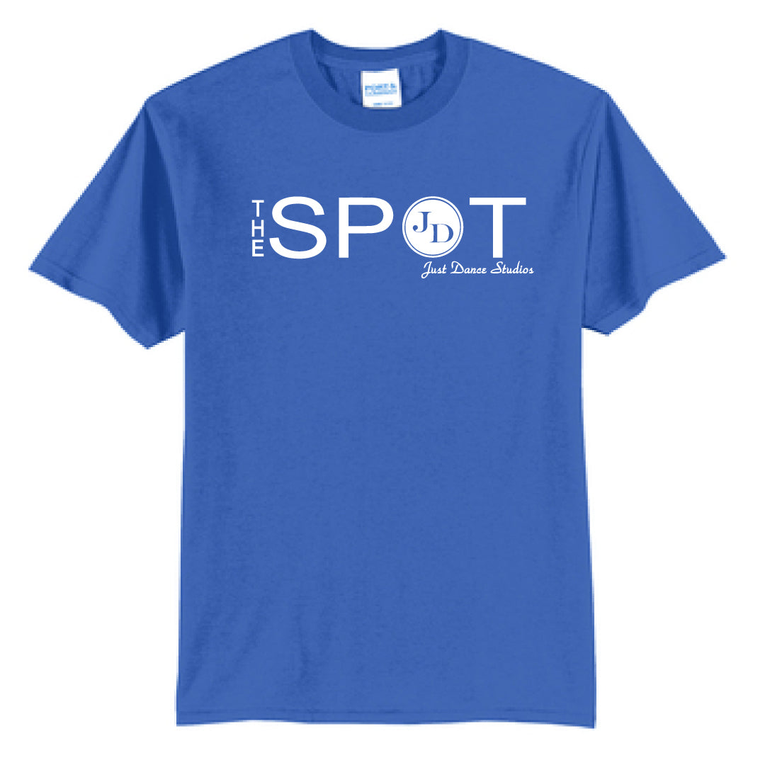 The Spot Dance Cotton Short Sleeve Logowear The Spot Just Dance Royal Youth M