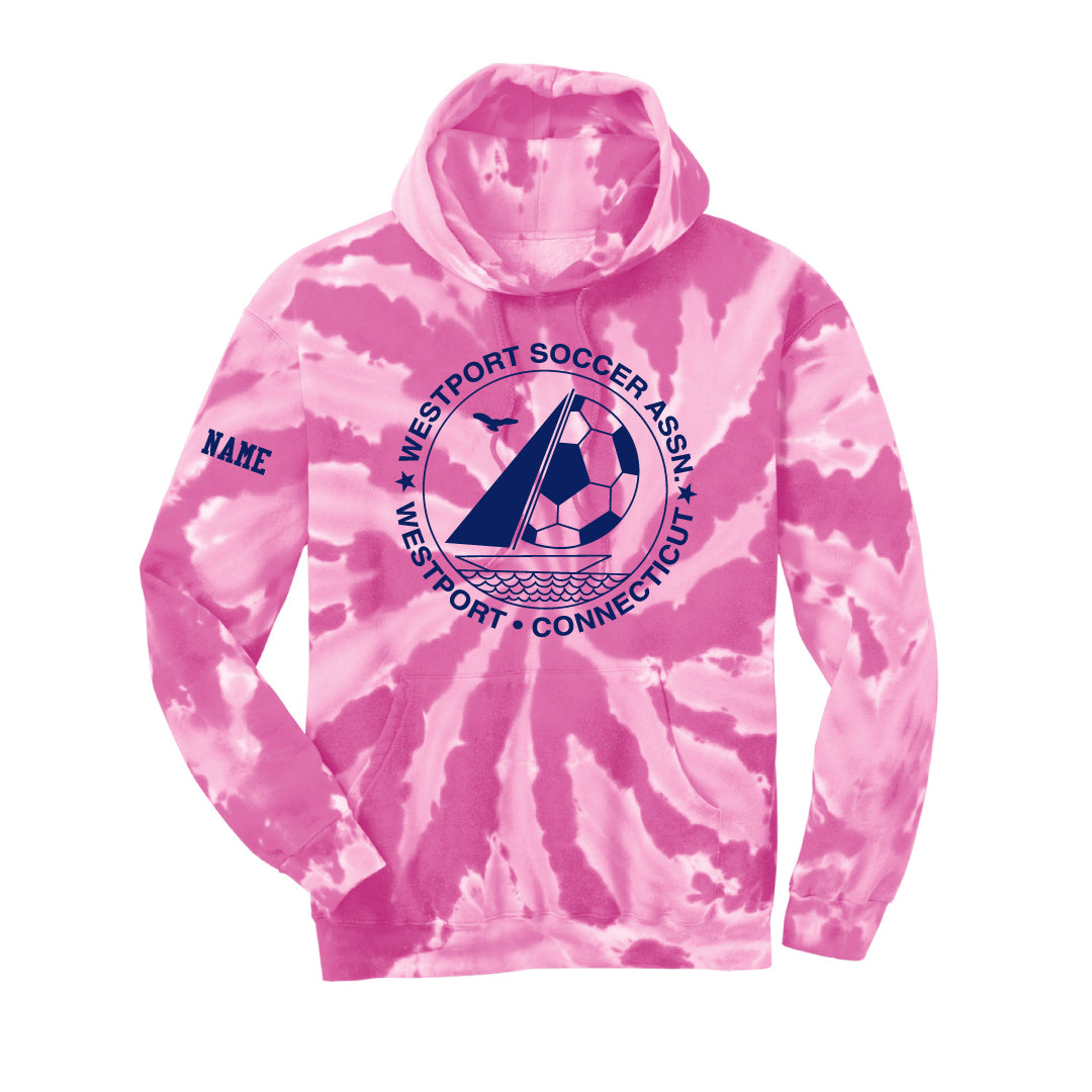 Westport Soccer Association Tie Dye Hoodie