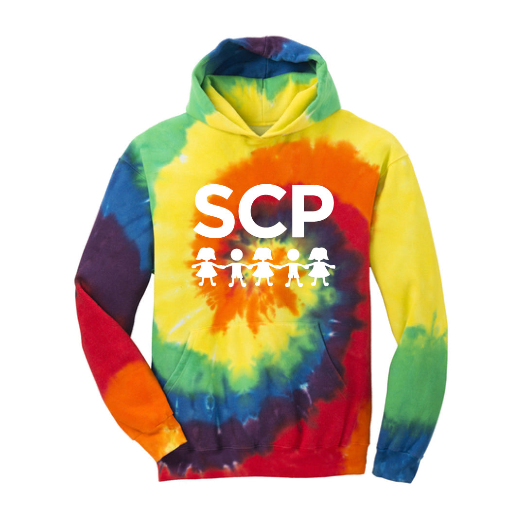 Southport Congregational Preschool Tie Dye Hooded Sweatshirt