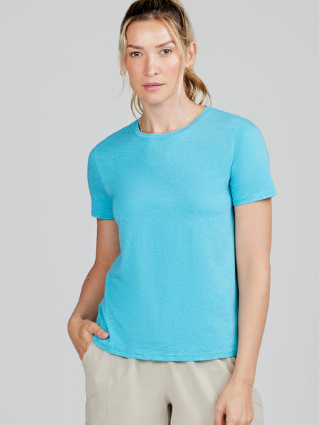 Tasc Women's All Day T-Shirt Apparel Tasc Capri Heather XSmall