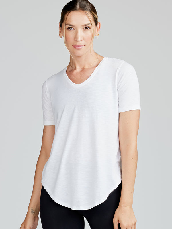 Tasc Womens Longline T Shirt Apparel Tasc White-100 XSmall
