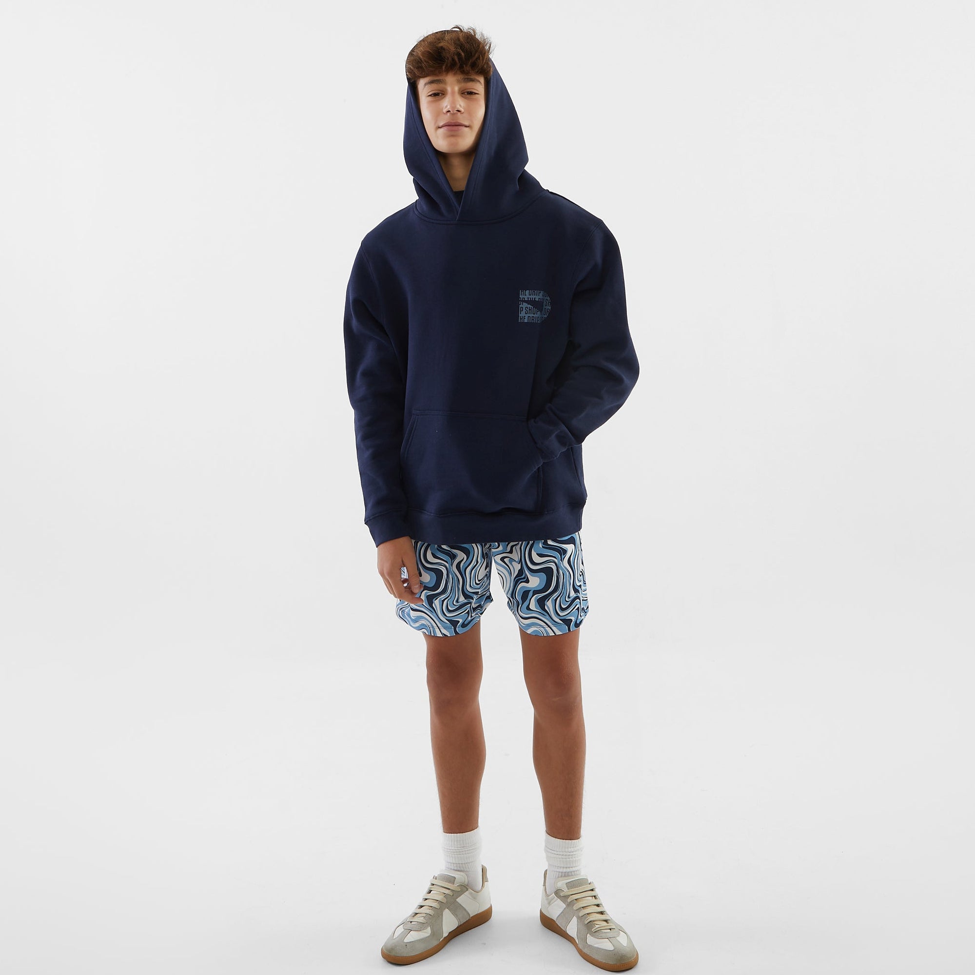 The Drip Shop Kids' Tornado Drip Shorts Apparel The Drip Shop Blue Youth Small