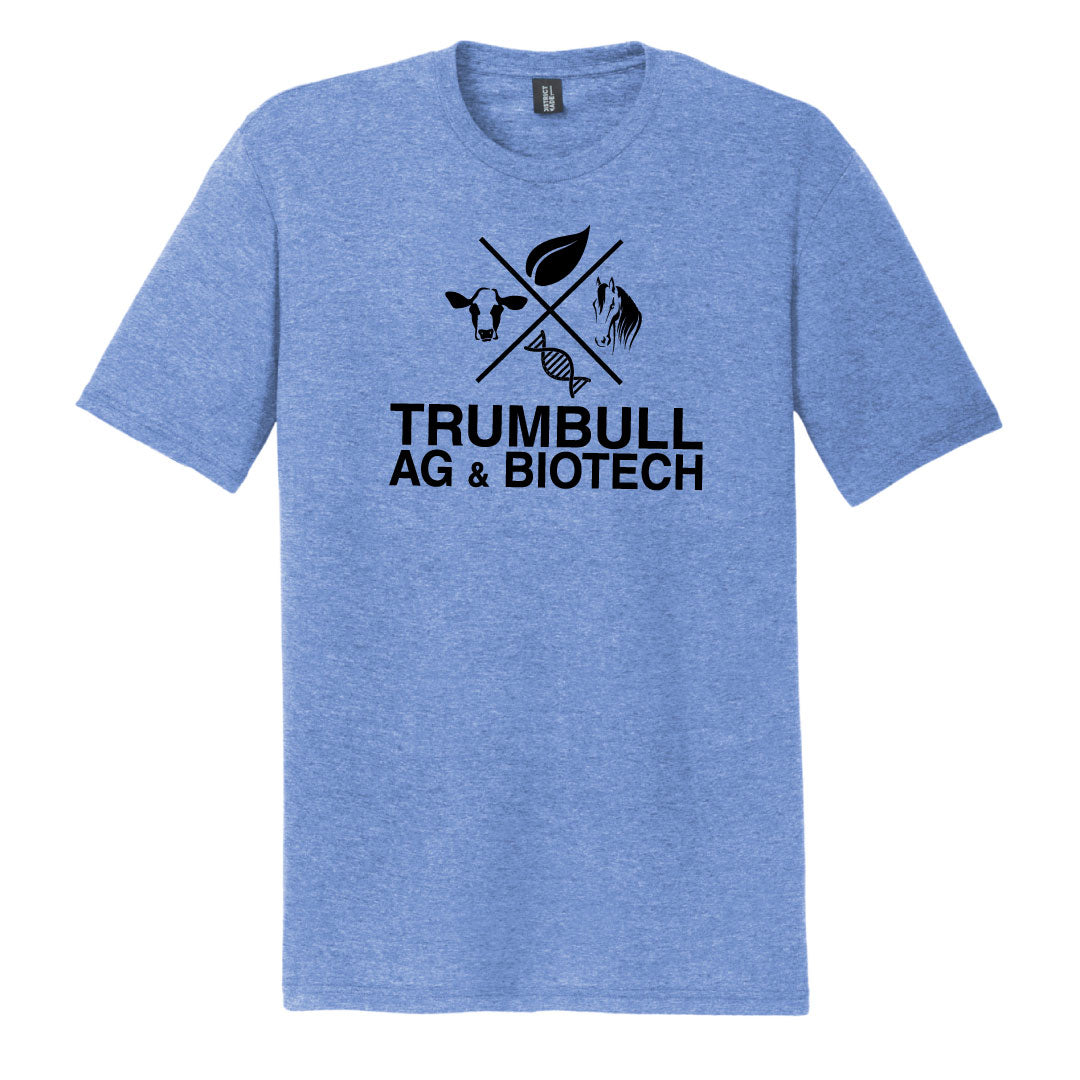 Trumbull Ag and Biotech Tri Blend Tee Logowear Trumbull Ag & Biotech Maritime Adult XS