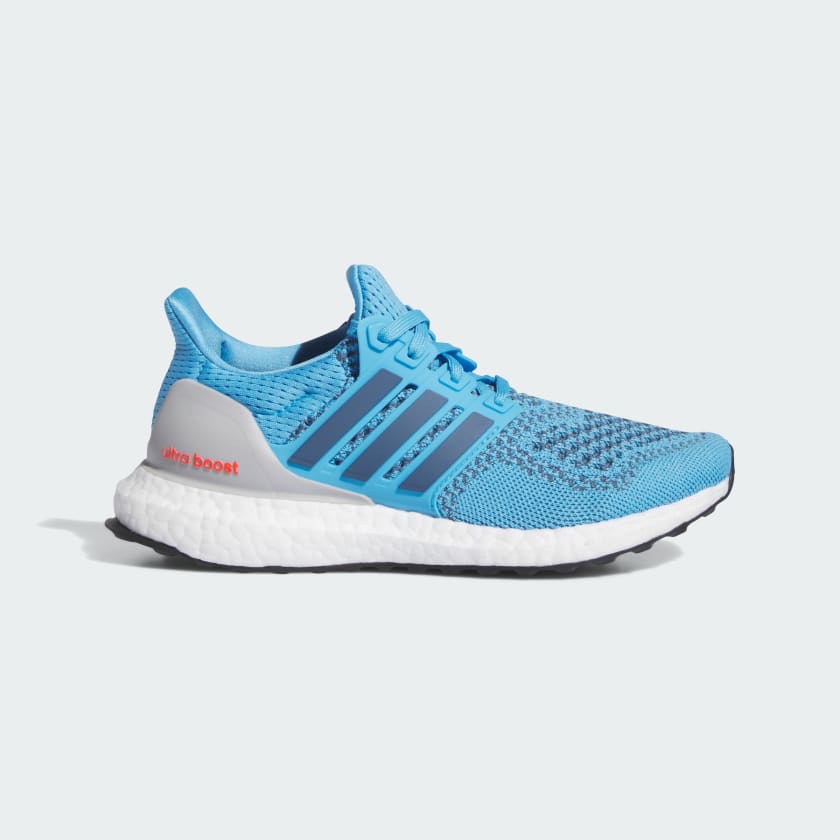 adidas Kids' UltraBoost 1.0 DNA J Footwear Adidas Semi Blue Burst/Preloved Ink/Solar Red-ID8437 3.5 