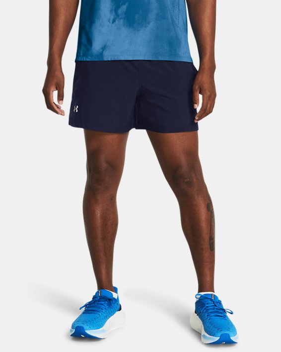 Under Armour Men's Launch Unlined 5" Shorts Apparel Under Armour Midnight Navy/Reflective-410 XSmall