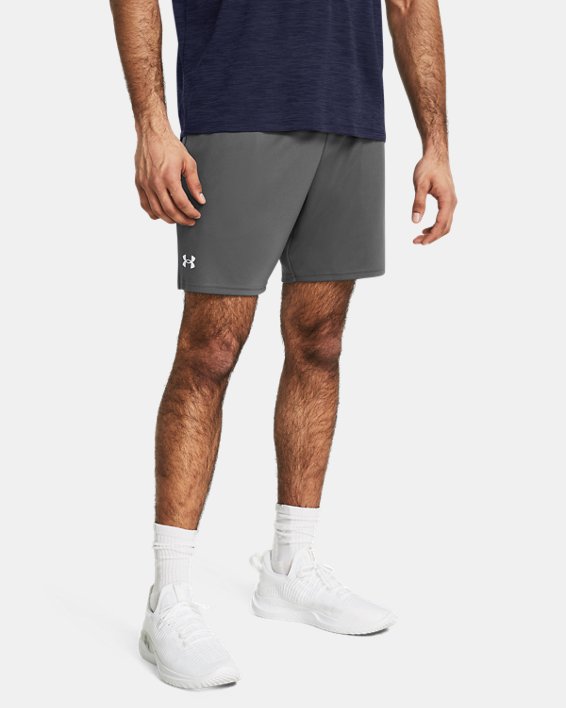 Under Armour Men's Tech 7" Shorts Apparel Under Armour Castlerock/White-025 Small